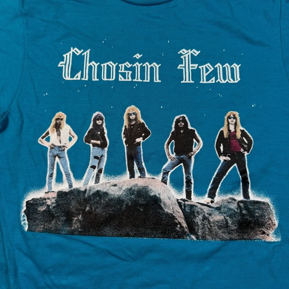 VTG Chosin Few‎ Hair Metal Band Shirt 80s Sz Small DS Deadstock USA Made